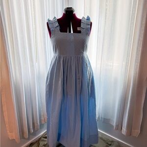 LAKE “Lolly” Dress - Morning Blue (Swiss Dot)